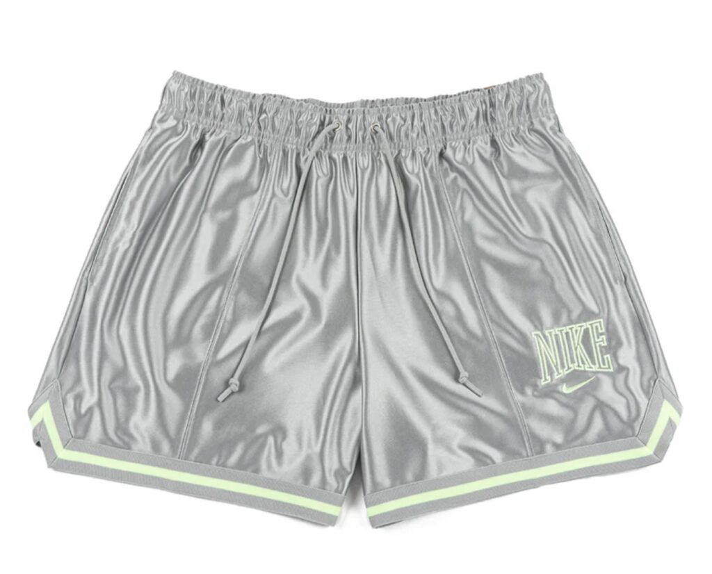 W NSW Loose Mid-Rise Graphic Shorts ‘Light Smoke Grey’